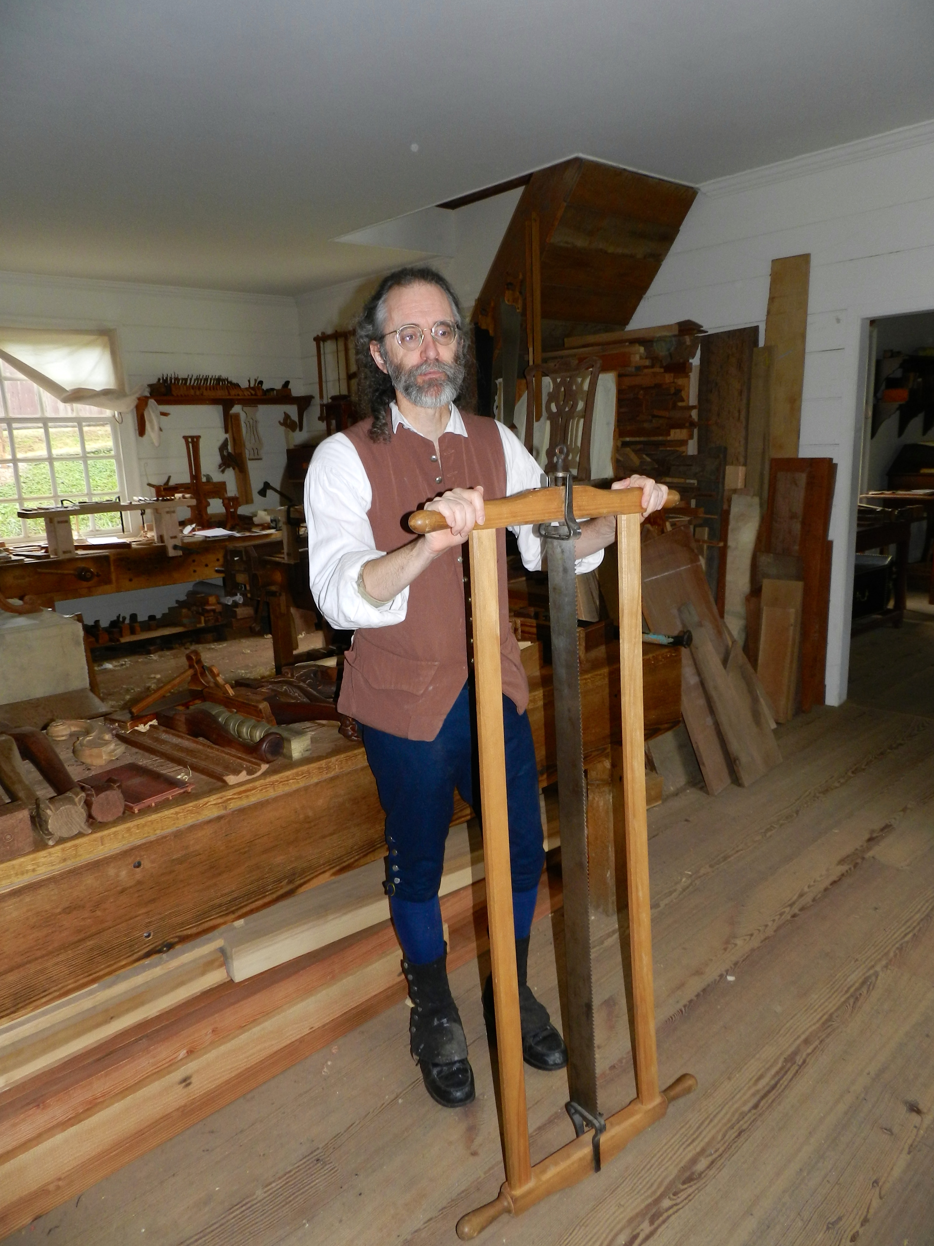 The Frame Saws of Colonial Williamsburg | Rainford Restorations