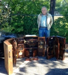 Bill Garrett and his tool cabinets