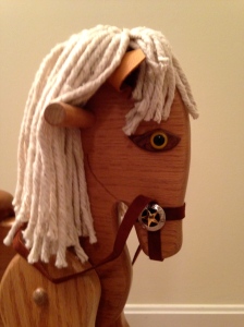 Close Up Of Rocking Horse Head